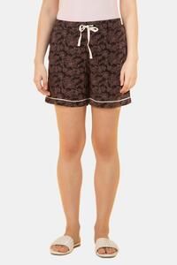 Burlwood Floral Print